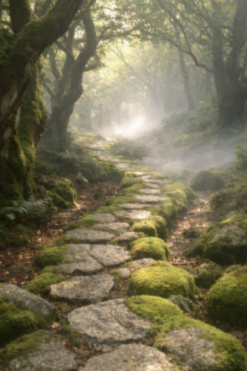 Ethereal scene - someone was here